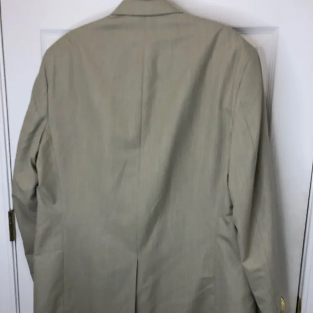Chaps cream 2 button blazer suit jacket, size 46L - Picture 5 of 8